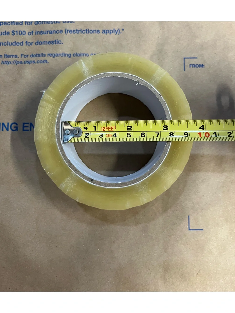 (6) Rolls of Clear Packing Tape 2 Inch x 110 Yards Shipping 330 Feet New SEALED